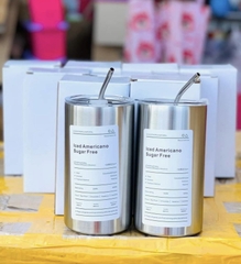 Ly Giữ Nhiệt Hình Trụ 600ml Inox Xịn 304 Tặng Ống Hút (3) '