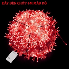 DÂY ĐÈN LED 4 MÉT TRANG TRÍ NHIỀU MÀU - TÍM - XANH LÁ-XANH DƯƠNG-ĐỎ-VÀNG-TRẮNG (2)