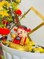 TƯỢNG THẦN TÀI ĐẾ VÀNG PHONG THUỶ CHIÊU TÀI LỘC (5)