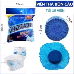 Combo 10 Viên Thả Bồn Cầu Khử Mùi Màu Xanh (1)