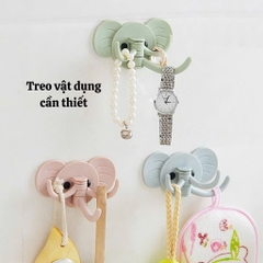 Móc Treo Đồ Dán Tường Hình Voi (1)