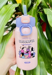 BÌNH GIỮ NHIỆT INOX 500ML KÈM TÚI MÃ 1095 (9)