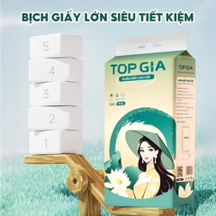 GIẤY RÚT TOPGIA 1280 TỜ CAO CẤP BỘT GỖ NGUYÊN CHẤT