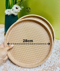 Mẹt Nhựa Giả Tre 28cm Cty Thành Đạt (2)