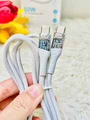 Cáp Sạc Nhanh 20W Hoco U111 Cho Type C Chuôi Type C (5)