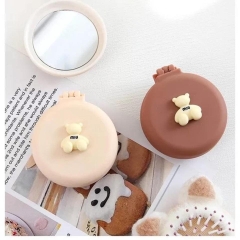 Lược Gương Gấu 2in1 Nhỏ Gọn Tiện Lợi (1)