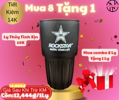KM LY THUỶ TINH ROCKSTAR CAO CẤP HÀNG QUÁ TẶNG (1) '