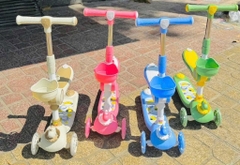 XE TRƯỢT SCOTER CÓ ĐÈN VÀ GIỎ KUTE MẪU XỊN (14)