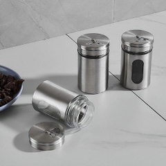 Lọ Đựng Tiêu / Tăm Inox 100ml (1)