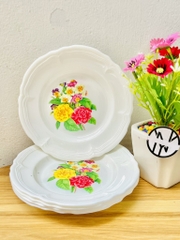 DĨA DỰA TRẮNG HOA SIZE VỪA MÃ (NO5)