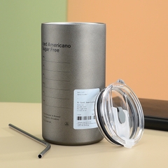 Ly Giữ Nhiệt Hình Trụ 600ml Inox Xịn 304 Tặng Ống Hút (3) '