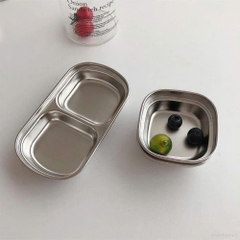 Dĩa Đựng Nước Chấm 2 Ngăn Inox (2)