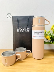 SET BÌNH GIỮ NHIỆT + 2 LY INOX 304 KÈM HỘP TRƠN CÓ THỂ LÀM QUÀ IN LOGO (6)