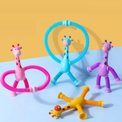Đồ Chơi Lò Xo Biến Hình Kéo Dãn Phát Sáng (2)