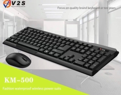 Combo bàn phím chuột không dây Deiog V68 - Màu đen chính hãng