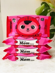 KHĂN ƯỚT MOM LOVE 120 TỜ ( MUA 10 TẶNG 1 KO CK)
