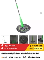 CÂY LAU NHÀ ỐNG RÚT TỰ VẮT TIỆN LỢI (4)