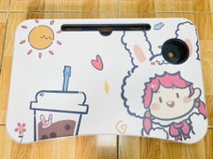 Bàn Học Hoạt Hình 2 Chân Có Khay Để Ly Để Ipad (6)