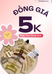 Kẹp Tóc Răng Cưa Lớn Nhiều Màu Đồng Giá (1)