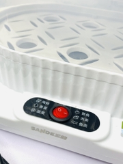 NỒI HẤP ĐIỆN TRONG SUỐT 3 TẦNG 10L NHIỆT TỪ HƠI NƯỚC (20)