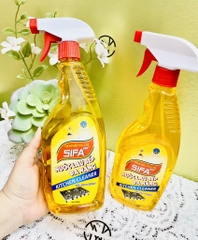 Chai Xịt Lau Bếp Đa Năng Cty SIFA 600ml (thùng 24 chai) (2)