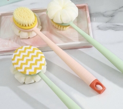 Cây Cọ Tắm Chà Lưng Tạo Bọt 2 Đầu (2)