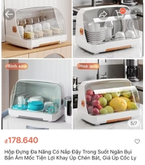 RỔ ÚP CHÉN ĐŨA NẮP XANH SIZE 35cm (9)