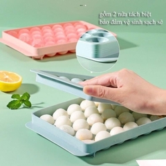 Khay Làm Đá Bi Làm Thạch 33 Ô (1)
