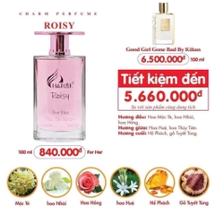 NƯỚC HOA CHARME ROISY 100Ml MỚI C.HÃNG (20) '