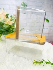 HỘP ĐỰNG GIẤY ĂN RÚT TRONG SUỐT NẮP GỖ SANG TRỌNG (2)