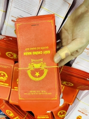 Combo 10 Bao Lì Xì Hình Sổ Đỏ Sổ Hồng