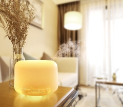 MÁY TẢO ẨM 500ml TRÒN TRỤ LỚN CÓ LED ĐỔI MÀU (15)