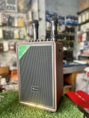 LOA KARAOKE LEONG 201 TẶNG KÈM 2 MICRO KHÔNG DÂY CỰC HAY NHỎ GỌN (70)