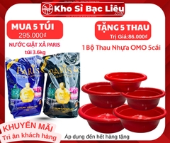 TÚI NƯỚC GIẶT XẢ PARIS 5in1 3.8kg CHÍNH HÃNG