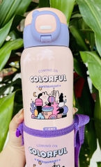 BÌNH GIỮ NHIỆT INOX 500ML KÈM TÚI MÃ 1095 (9)
