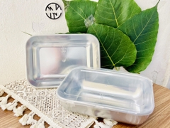 Khay Inox Trung Đựng Thực Phẩm Có Nắp Lớn 18cm (1)