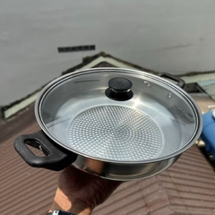 NỒI INOX 28cm NẮP THUỶ TINH LOẠI NẶNG (5)