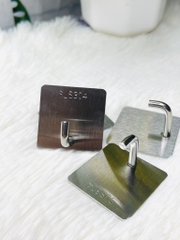 Móc Treo Đồ Dán Tường Inox 304 Loại 1 (ko ck)