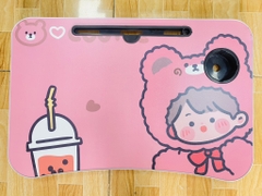 Bàn Học Hoạt Hình 2 Chân Có Khay Để Ly Để Ipad (6)