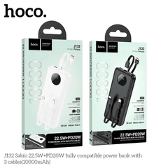 PIN SẠC DỰ PHÒNG HOCO J132 10.000MAH SẠC NHANH 22.5W CÓ MÀN HÌNH LCD KÈM 2 CÁP LIỀN DÂY CHÍNH HÃNG (20)