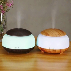 Máy Khuếch Tán Tinh Dầu , Tạo Ẩm Phun Sương Có Đèn Mẫu Lớn vân Gỗ