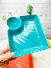 Dĩa đựng thức ăn có khay chấm (1)