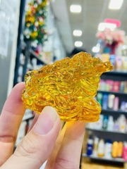 CÓC PHA LÊ 3 CHÂN 7cm PHONG THUỶ (3)
