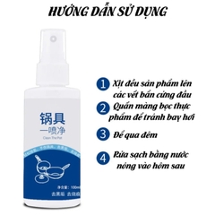 Chai xịt loại bỏ rỉ sét nồi chảo 100ml (1)