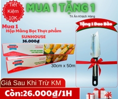 HỘP MÀNG BỌC THỰC PHẨM CHÍNH HÃNG SUNHOUSE (3)