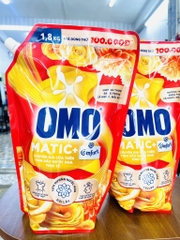 NƯỚC GIẶT OMO 1.8kg CỬA TRÊN LOẠI TÚI CHÍNH HÃNG