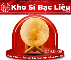 ( Thanh Lý Hộp Xấu) Máy Khuếch Tán Tinh Dầu , Tạo Ẩm Phun Sương Mặt Trăng Có Đèn