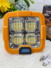 Đèn pha tích điện năng lượng mặt trời nhiều chế độ sáng (10)