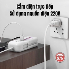 Ổ SẠC THÔNG MINH 4 CỔNG ĐA NĂNG 66W (5)