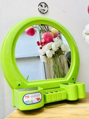 GƯƠNG TREO NHỎ CÓ NGĂN ĐỂ LƯỢC, BÀN CHẢI (3)